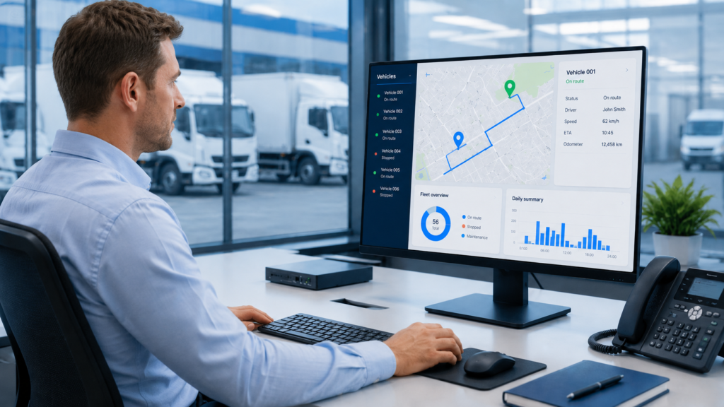 Monitorizare GPS și administrare flotă prin soluții Electro Computers SRL